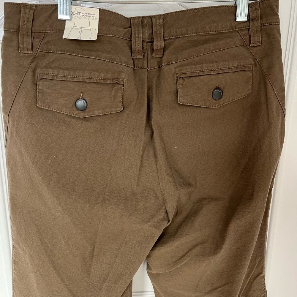 NWT Cotton Ginny Brown Cotton Modern Fit Pants size 9 granola cottagecore - Picture 11 of 12